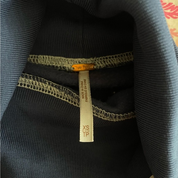 Free People Rudy Bandana Mock Neck Pullover Sweatshirt - Picture 3 of 6